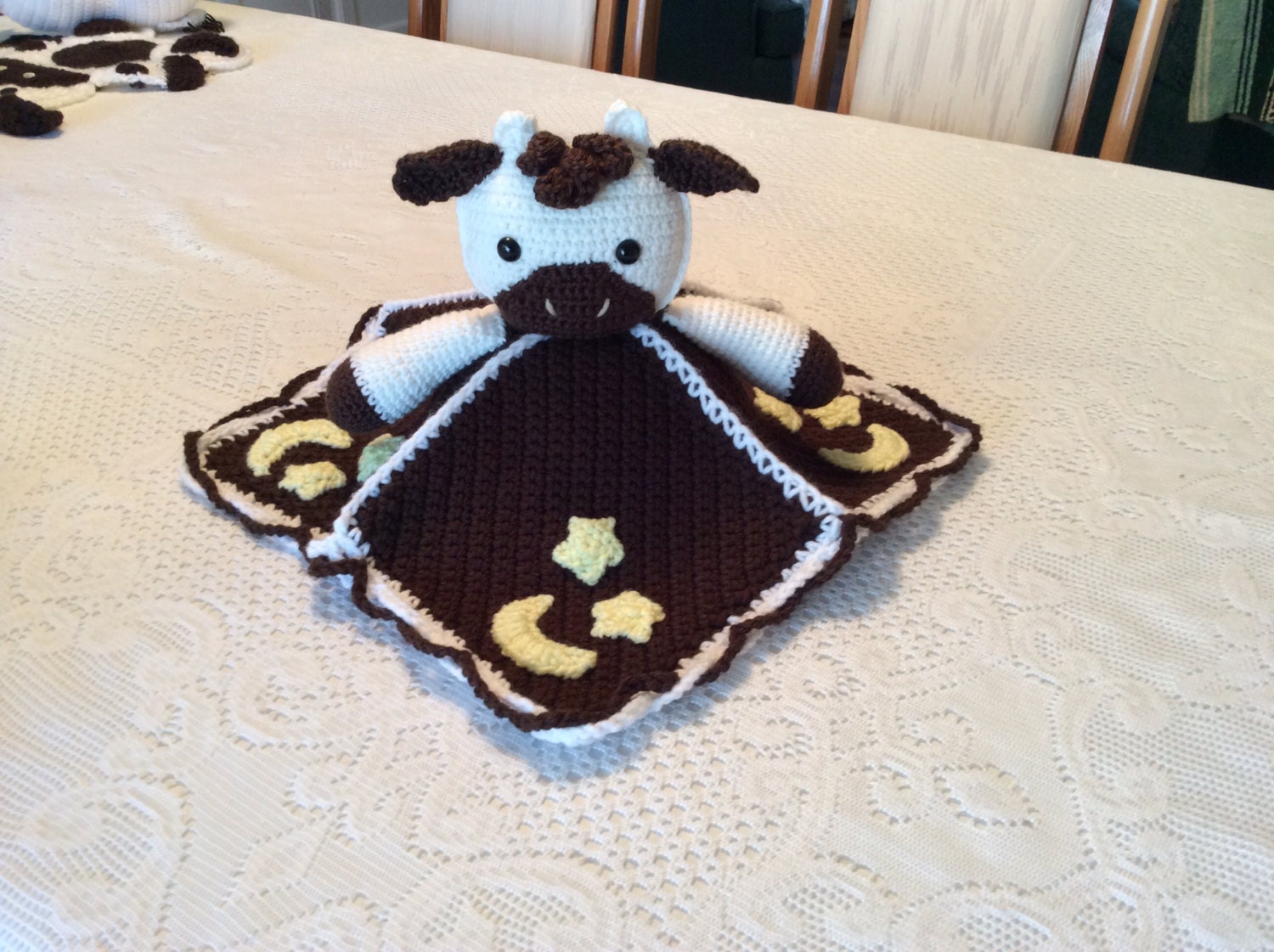 cow lovey blanket