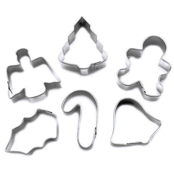 Holiday Mini Metal Cookie Cutter Set Wilton Angel Christmas