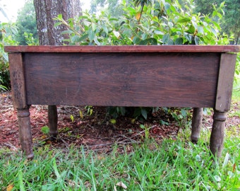 Vintage Antique Primitive Piano Storage Bench