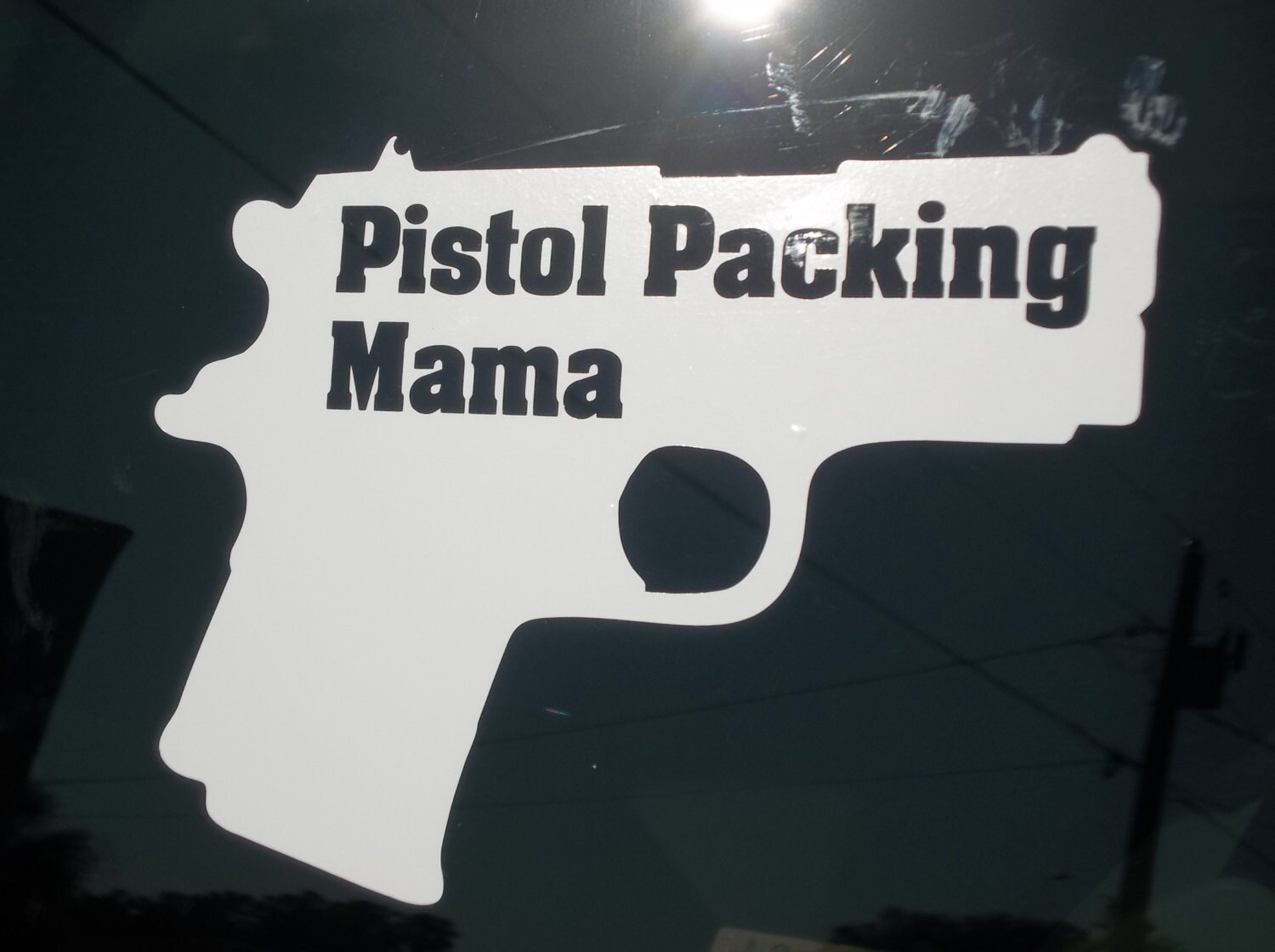 Pistol Packing Mama Vinyl Decal Concealed Carry. Guns Bill of