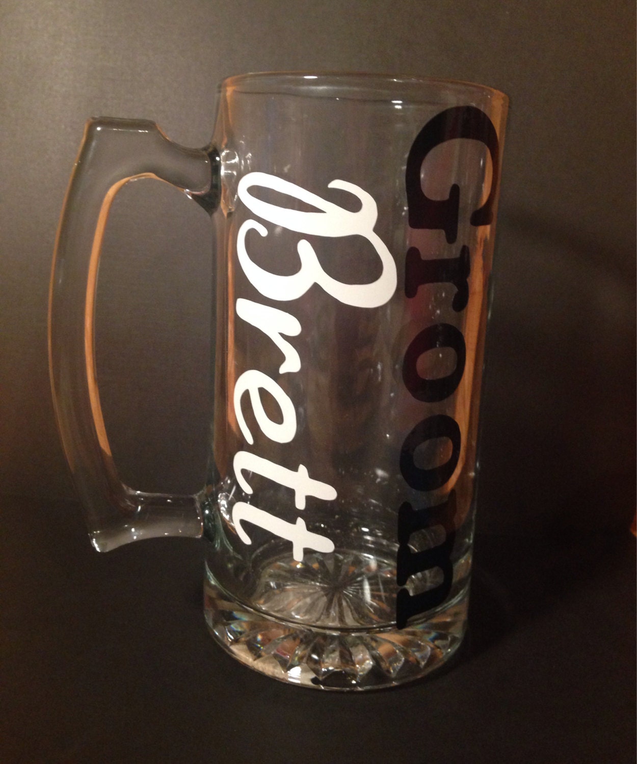 Personalized Groom Beer Mugs 26oz Great Wedding Bridal party