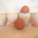 Vintage 4 Egg Cups from Laura Secord Ceramic Egg Cups Laura Secord Collectible
