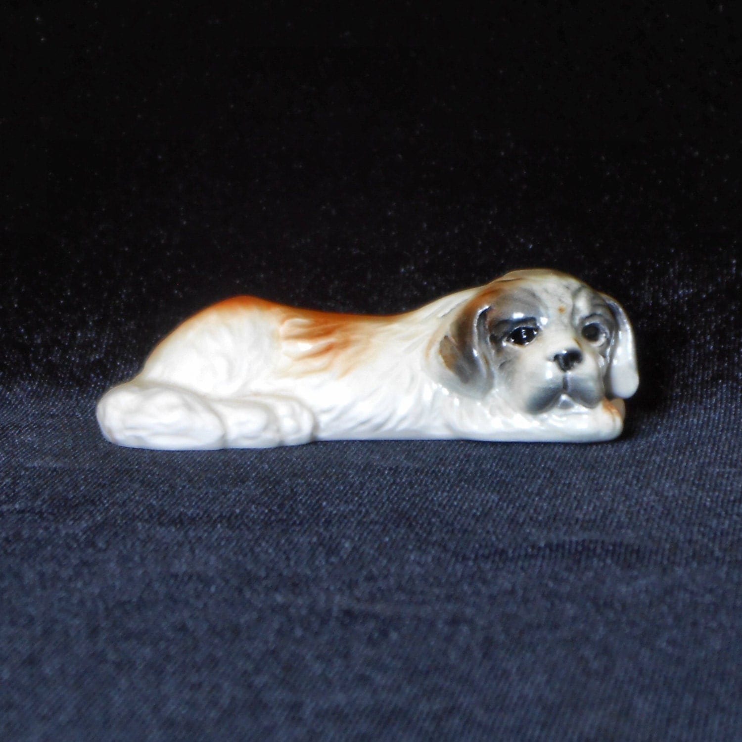 Vintage Goebel Dog Figurine Saint Bernard by KenFrankCollectibles