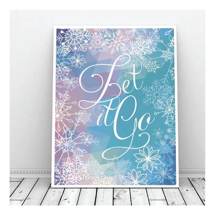 Let it Go Frozen Princess Children Elsa by DigitalDecobyKendra