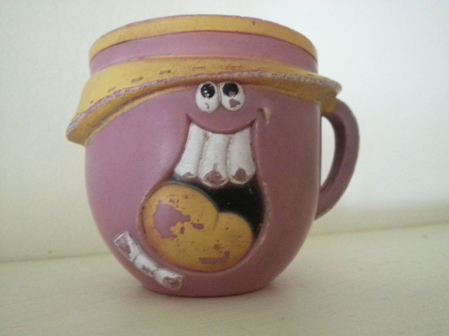 Seventies Koolaid collectors cup 70s purple funny face grape