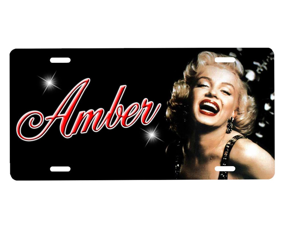Marilyn Monroe License Plate by on Etsy