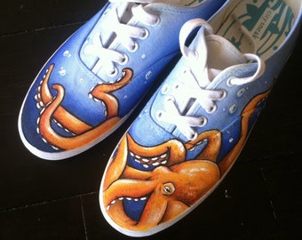 octopus shoes on Etsy, a global handmade and vintage marketplace.