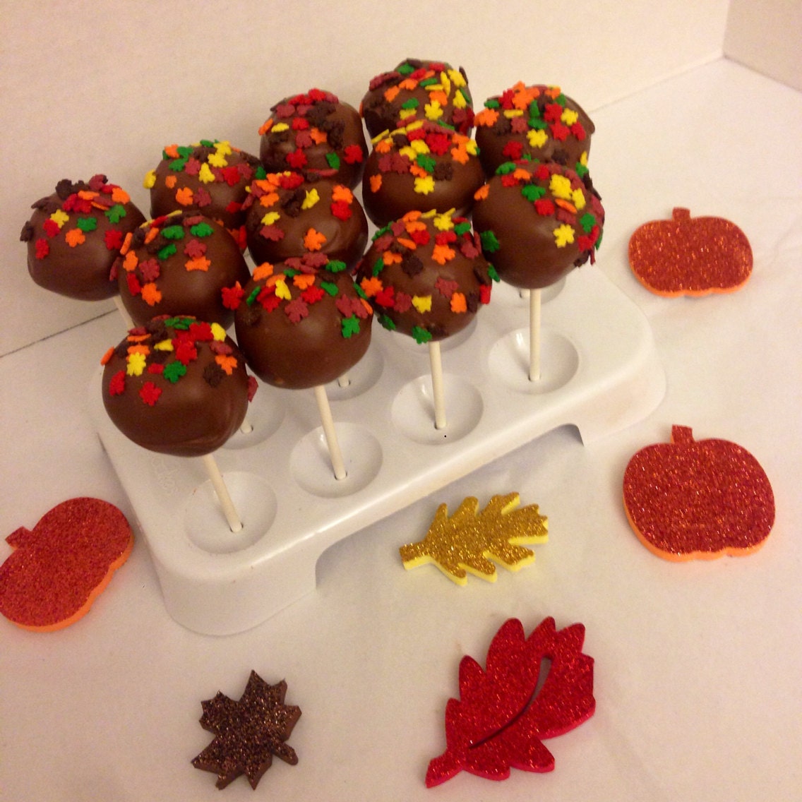 Fall Cake Pops by TinasSweetTreats on Etsy