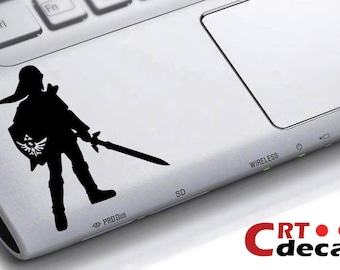 Zelda Vinyl Decal - wrist decal - Laptop Decal - Vinyl keyboard decal - Computer Decal - Computer Sticker - palm rest sticker