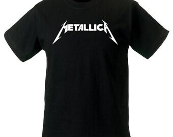 metallica shirt BLACK model:2 metallica children tshirt child furnished ...