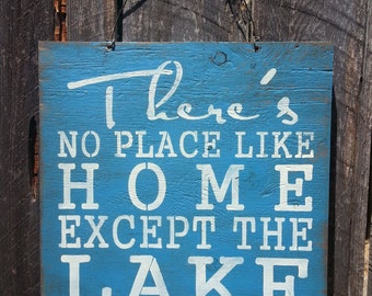 Lake Sign, lake house decor, lake house art, cabin sign, lake house, lake decoration, lake house signs, lake art, 123/93
