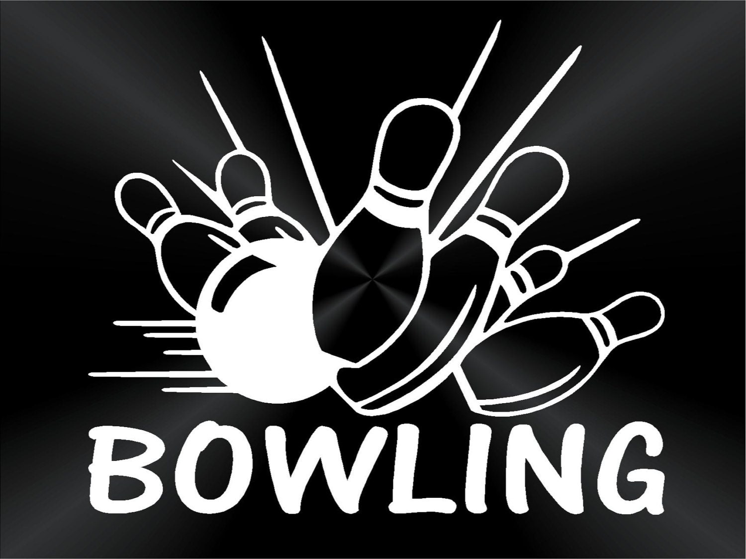 Bowling Decal Personalized Bowling Decals Team by TruLineDecals