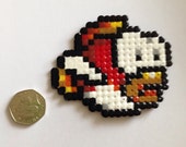 Items Similar To Super Mario Cheep Cheep Fish Hama Perler Fuse Bead Art 