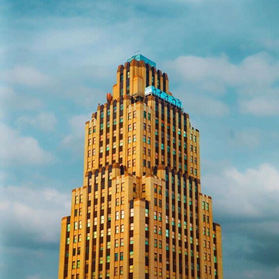 Bryant Building Kansas City Art Deco Tower 8x8 by ThomasMasonPhoto