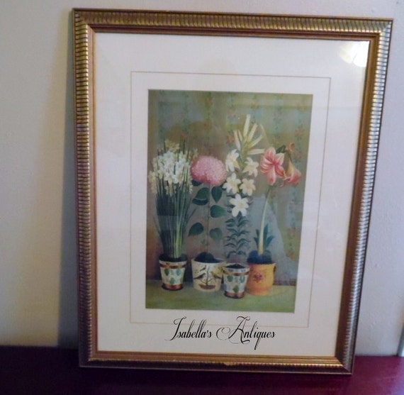 Fabrice de Villeneuve Signed Wall Art Matted by IsabellasAntiques