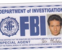 Popular items for fbi badge id card on Etsy