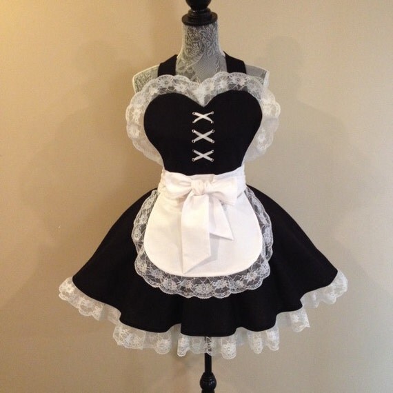 French Maid French maid apron sexy apron retro apron