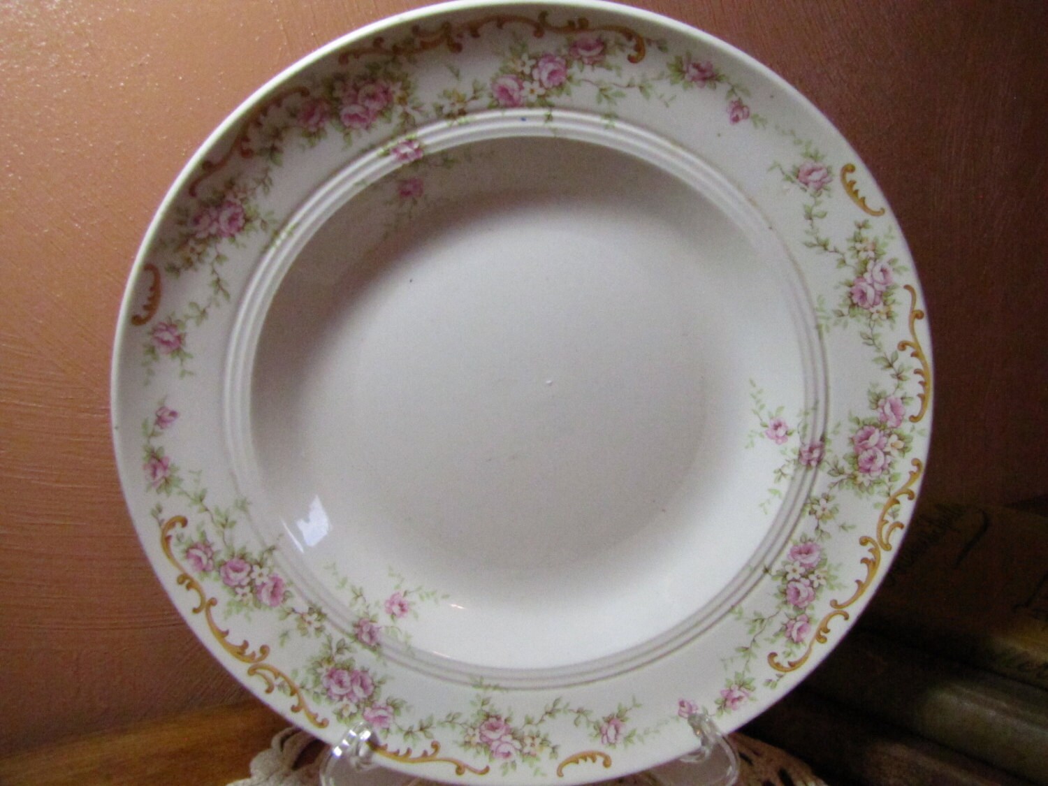 Vintage Salem China Co. Shallow Bowl Sandra