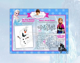 Popular items for frozen placemat on Etsy