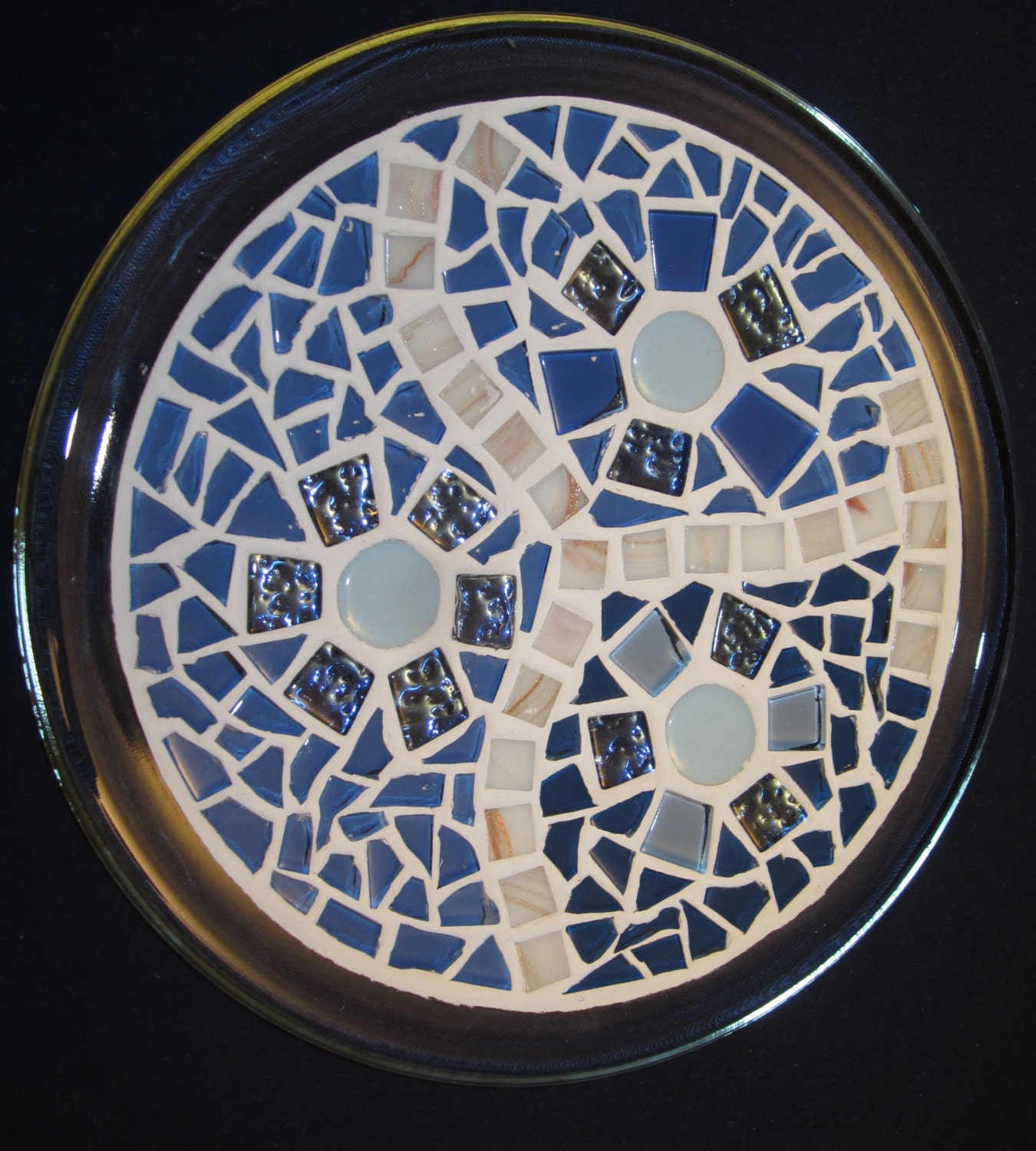 Blue Moon Mosaic Decor