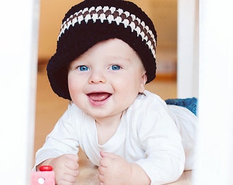 Baby Boy Hat 30 Colors 9 to 12 Month Custom Baby Hat Baby Boy Clothes Baby Boy Cap Baby Cap Visor Beanie Visor Hat Crochet Hat Knit Beanie