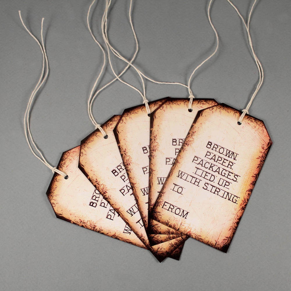Brown Paper Packages Tied Up With Strings Printable Get What You Need 