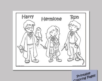 Popular items for harry ron hermione on Etsy