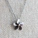 Plumeria Pendant, Hawaiian Frangipani Flower made by Hapa Girls, Flower jewelry, Silver Plumeria, Handmade, gift unde 50 Gifts for her