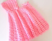 Pink Cape Baby Girl Crochet