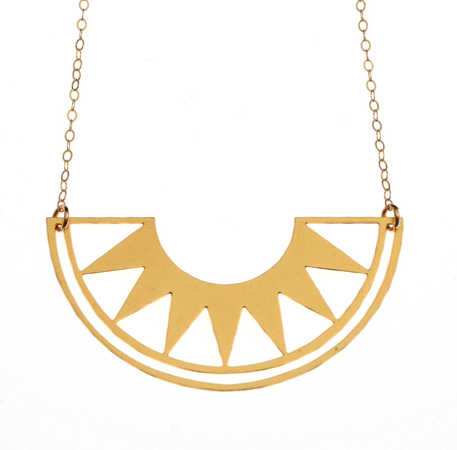 Rising sun necklace Clearance