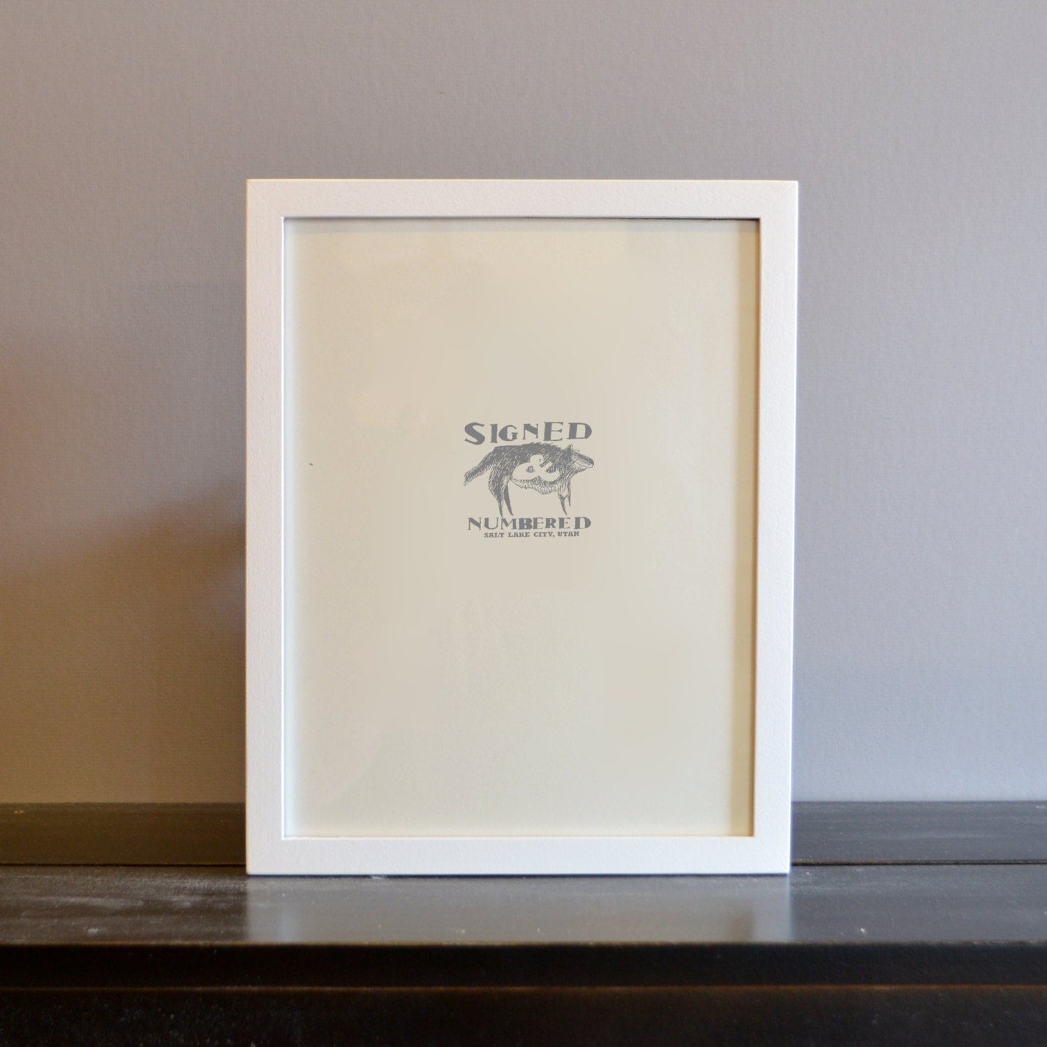 frame 7 x size 11 Frame with White Style Size A4 Picture in Peewee Solid