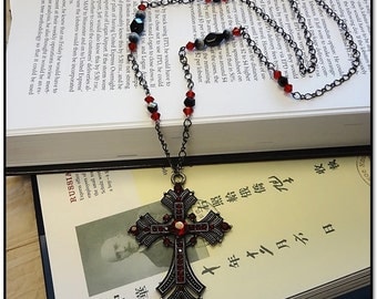 Fantasy Gothic Cross Necklace