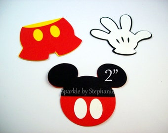 Mickey Mouse Gloves DIY Die Cuts Mickey's Hands DIY Die