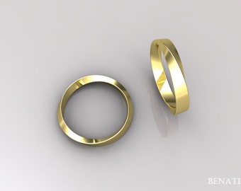 mobius strip wedding rings