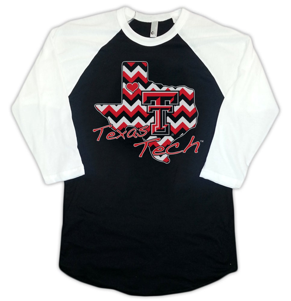 Texas Tech Red Raiders Licensed Shirt Chevron by AttitudeGraphics