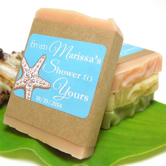 Items similar to Beach Theme Shower Favors Sets of 12 Baby Shower