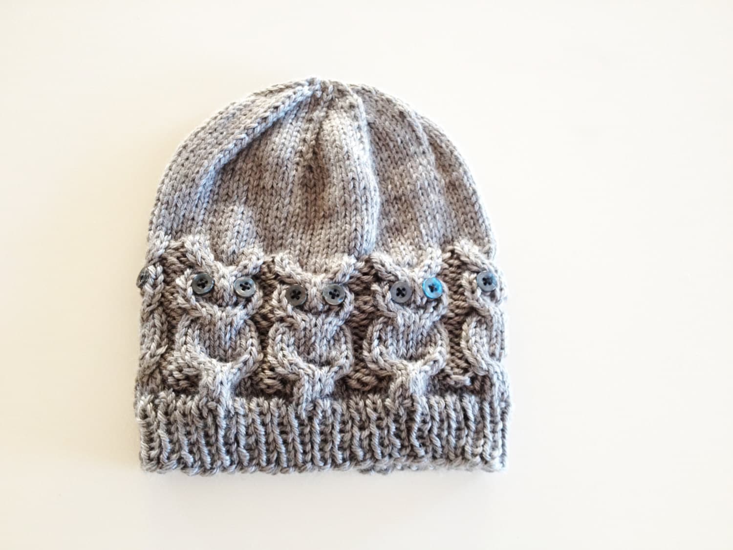 Owl Knit Hat Pattern