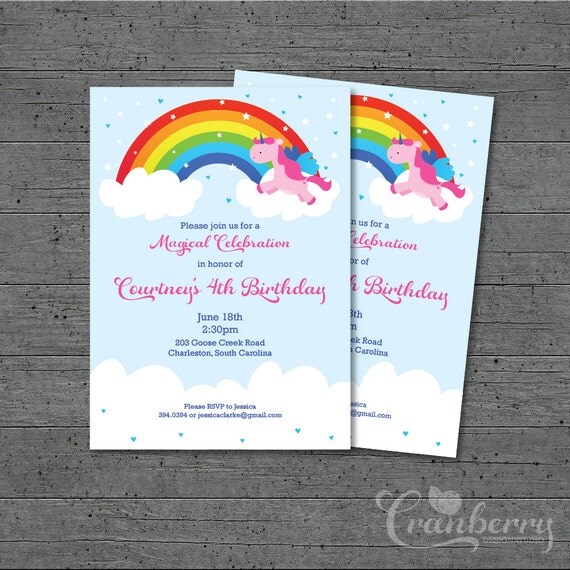 items-similar-to-rainbow-and-unicorn-birthday-party-invitations-on-etsy