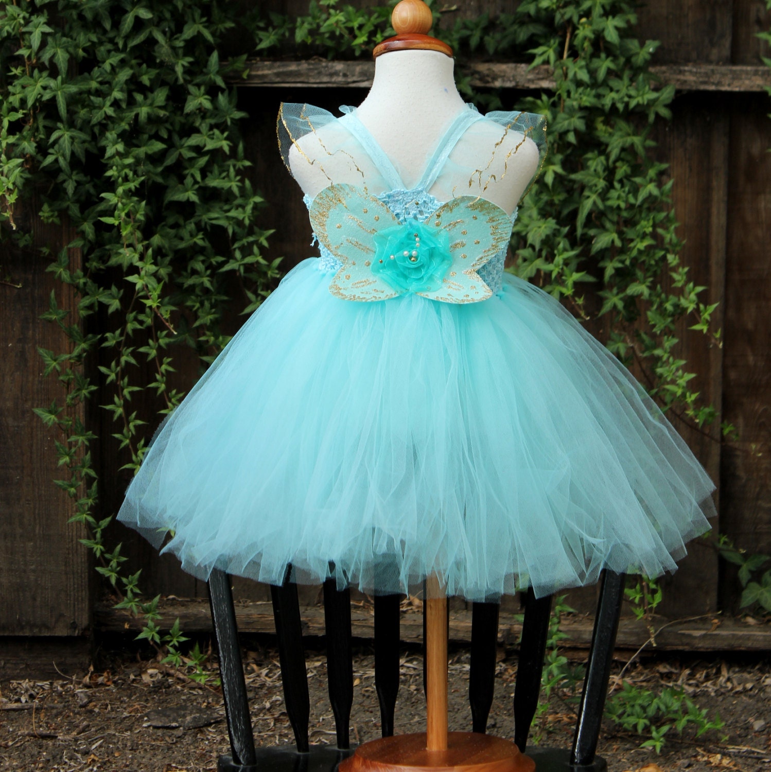 Aqua Green Dresses For Kids