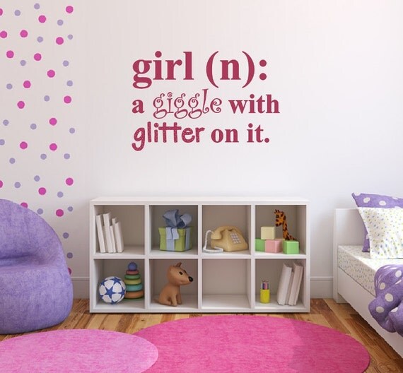 Girl Definition Decal Nursery Wall Decal Vinyl Letters
