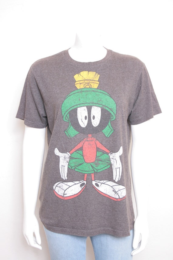 Vintage Marvin the Martian Cartoon Looney Tunes Tee by thejunkhaus