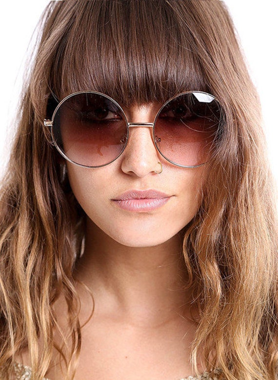 Large Oversized Round Sunglasses Vintage deadstock Lennon