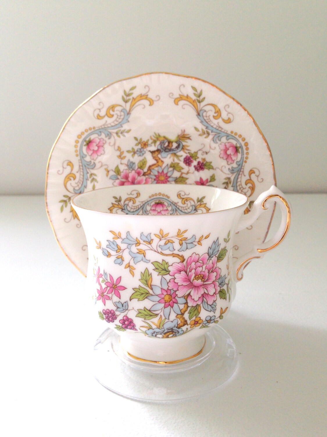 Vintage Royal Standard Fine Bone China Mandarin Pattern Tea