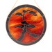 Stained Glass Panel - Tree Silhouette - Original Artwork - Modern Glass Art
