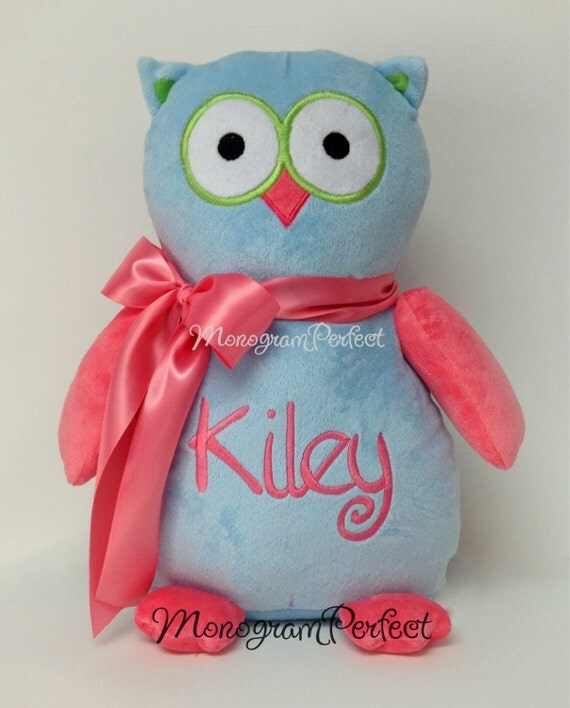 Personalized Plush Stuffed Owl Pillow Soft Toy