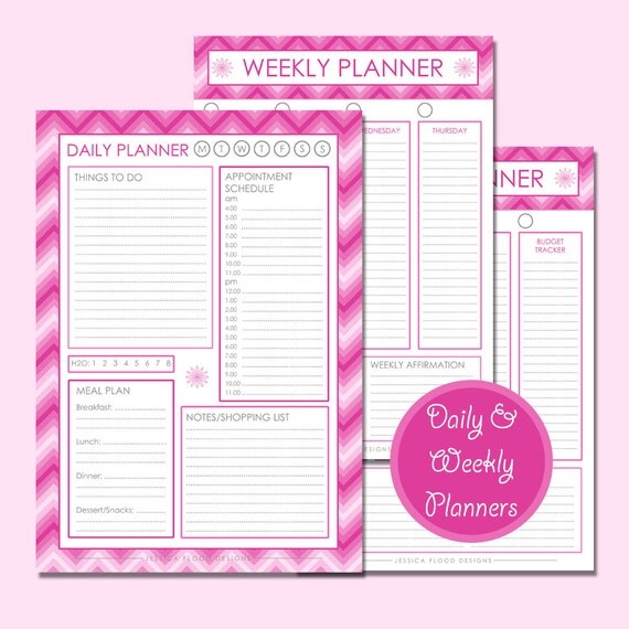 items-similar-to-pink-planner-day-planner-weekly-planner-ombre