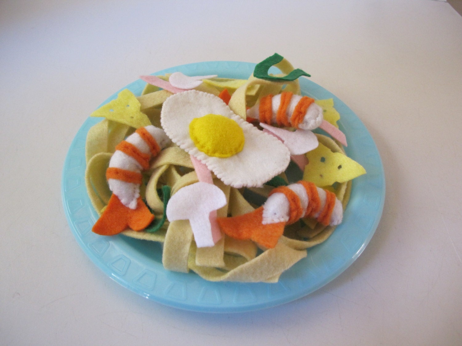 Felt Play Food Pasta Play Kitchen Food Felt food Spaghetti