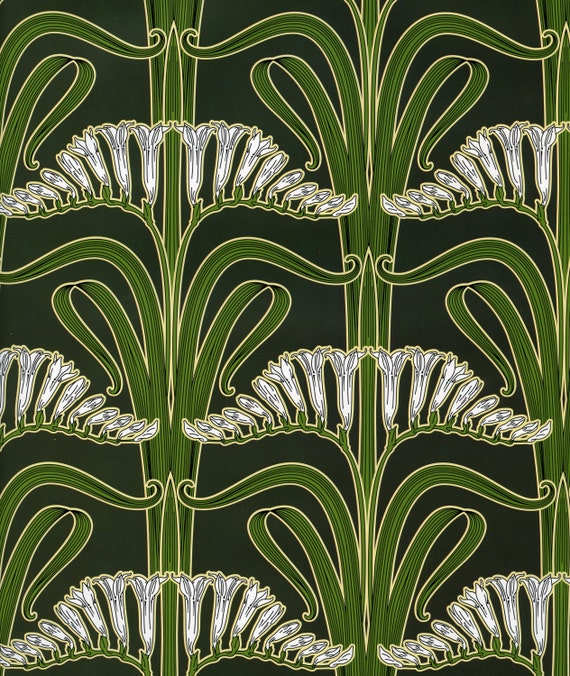 Art Nouveau Design DECORATIVE PAPER Art Nouveau Wrapping