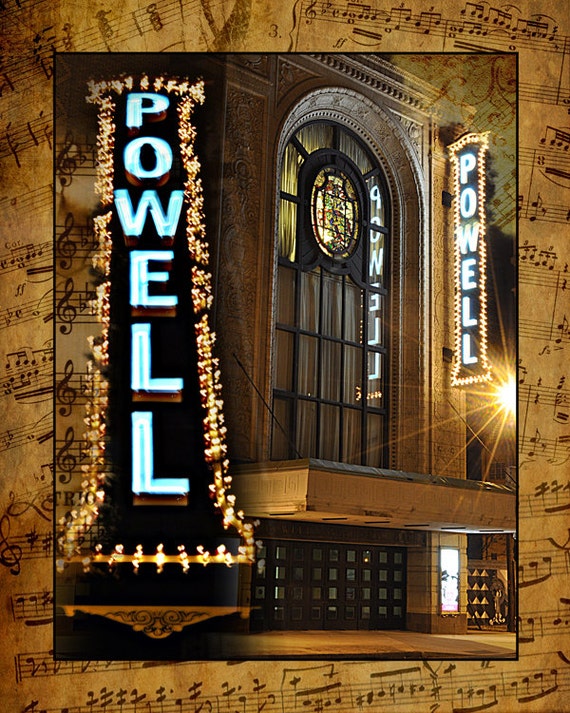 Items similar to Powell Symphony Hall St. Louis Symphony Orchestra home fine art wall print ...