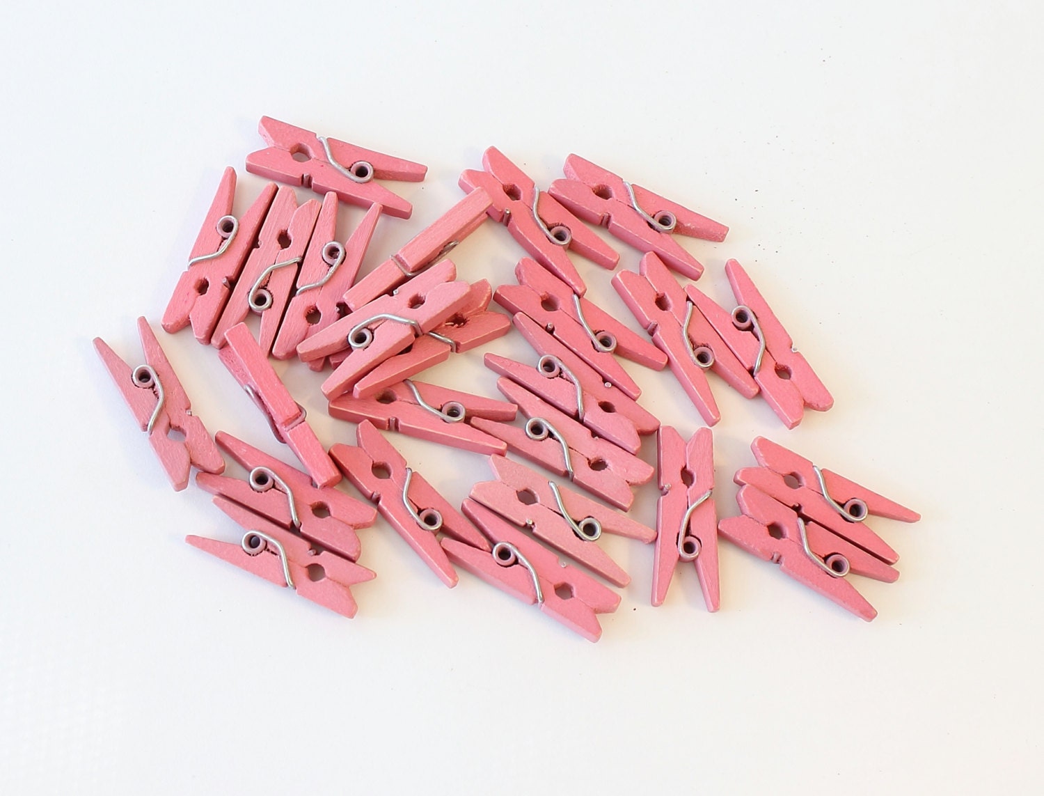 Mini Clothespins Pink Pink Clothes Pin 25 1 Inch Tiny
